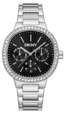 Produktbild von DKNY Damenuhr Quarzuhr silber onesize Damen 36 DK1L084M0055