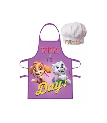 Obrázok produktu pre Fialová zástera Paw Patrol s kuchárskou čiapkou