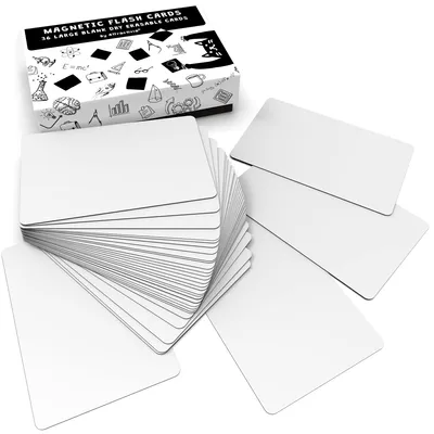 Produktbild von Magnetische Etiketten 14,2 x 9,4 cm, 36 Stück, weiß, für Büro