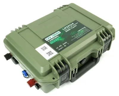 Image de MHPower L100-12-OUT Batterie LiFePO4 12 V 100 Ah, usage extérieur, Bluetooth ; L100-12-OUT