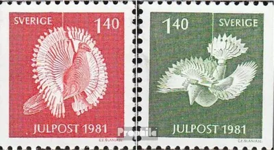 Produktbild von Briefmarken Schweden 1981 Mi 1173-1174 (kompl.Ausg.) postfrisch Weihnachtsmarken