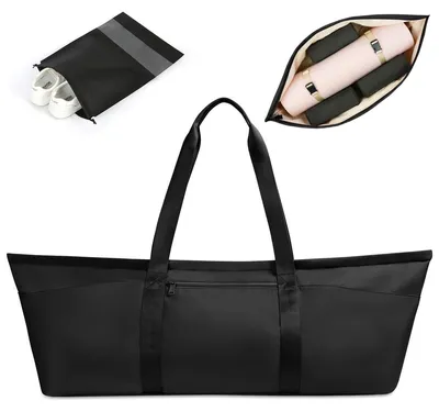 Productafbeelding van Yogatas - Waterdicht - 86 x 20 x 30 cm - Met natte vak - Voor yogamat en gym