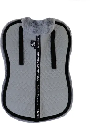 Produktbild von Engel Reitsport Lammfell Sattelkissen (Sakis1) Grau Silber M (16 - 17,5 Inch) 56cm