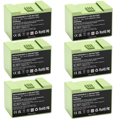 Image de Remplacement de la batterie, capacité de 5 000 mAh, rechargeable, 6BAT