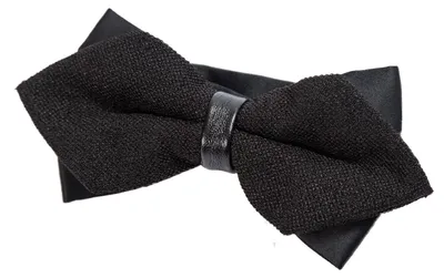 Produktbild von DonDon spitze Herren Fliege Schleife im Retro Look mit Haken gebunden vorgebunden und längenverstellbar schwarz
