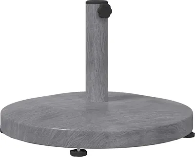 Obrázek produktu pro Základna pro slunečník Tmavě šedý vzhled dřeva 48 x 48 x 32 cm
