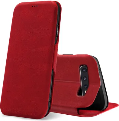 Immagine prodotto di Custodia a conchiglia per Samsung Galaxy S10 Custodia a libro Custodia per telefono cellulare con slot per schede Copertura protettiva premium