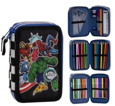 Obrázok produktu pre Cerdà 2700001650, Mäkké puzdro na perá, Polyester, Viacfarebný, Obrázok, Zips, Avengers