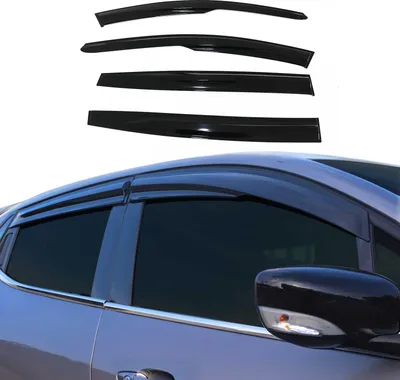 Image de Déflecteurs De Vent Pluie D'air pour Dacia Sandero 2021-2025 Acrylique 4 Pcs