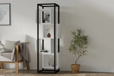 Obrázok produktu pre Skye Decor, Regál - Puseke (biela)