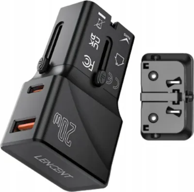 Image de Adaptateur De Chargeur Adaptateur De Prise Eu/Us/Uk Usb Usb-C 20W