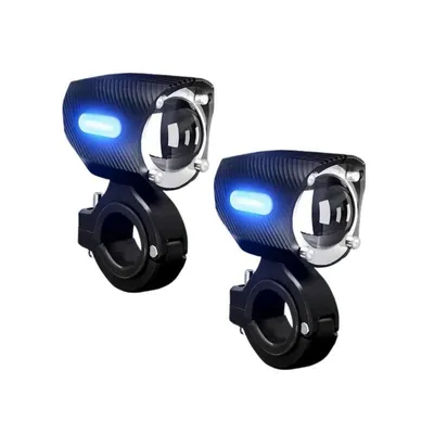 Produktbild von 2er-Set 120-W-LED-Nebelscheinwerfer für Motorräder, 18.000 lm, IP67 wasserdicht, Zusatzscheinwerfer mit Halterung für Lkw, Pick-ups und Golfwagen
