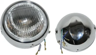 Produktbild von Scheinwerfer vorne rund kpl. FS1 chrom