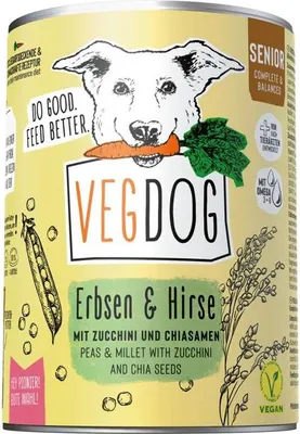 Immagine prodotto di VEGDOG - Dose Senior No1 - Piselli e miglio | 6x400g