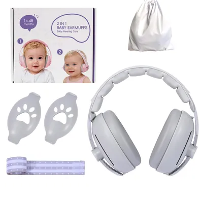 Produktbild von Gehörschutz Baby Lärmschutz Kopfhörer Kinder,mit Geräuschunterdrückung, Baby Gehörschutz 0-2 jahre Gehörschutz Ohrenschützer ideal für Alltag & Events