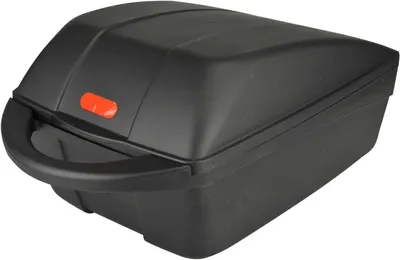 Productafbeelding van Bagagedrager Box - Fietskoffer Opbergbox - Veilig Spullen Vervoeren - Slagvast Weerbestendig - 11 Liter - Zwart