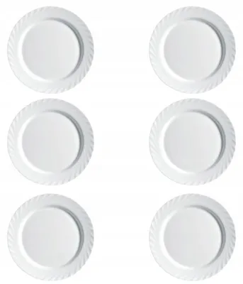 Produktbild von Luminarc Trianon Teller flach 27 cm weiß 6 Stück