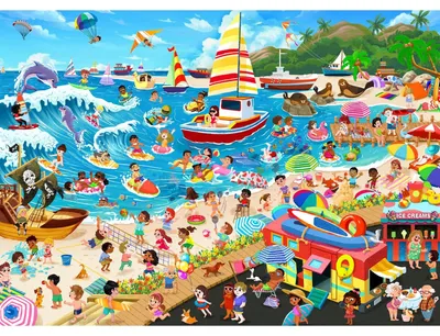 Obrázek produktu pro Puzzle s motivem zábavního parku, 1000 dílků, pro dospělé