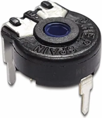 Image de PIHER Potentiomètre, PT10, 5M, horizontal PT10LV10-505A3030