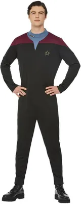 Immagine prodotto di Star Trek - Set di costumi "Voyager Command" per uomo SM1938 (M) (Nero)
