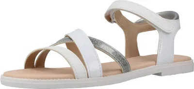 Produktbild von Geox Mädchen Klassische Sandalen J5235D 00254 C1000 Farbe: Weiß Größe: 34