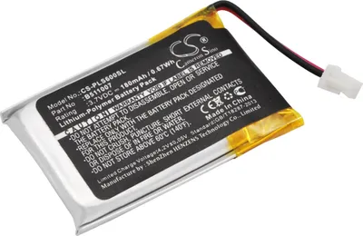 Immagine prodotto di TECHTEK Batteria compatibile con [Plantronics] CS60, HL10 sostituisce 452128, per 6535801, per B511007