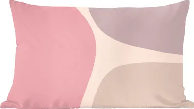 Produktbild von MuchoWow® Zierkissen Sofakissen Wohnzimmer Dekokissen 50x30 cm Gestaltung - Pastell - Minimalismus - Wohnzimmerdekoration - Polster mit Photo