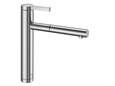 Productafbeelding van BLANCO LINEE-S, Standaard, Roestvrij staal, Metaal, Greep met hendel, Zelfsluitend, 130°