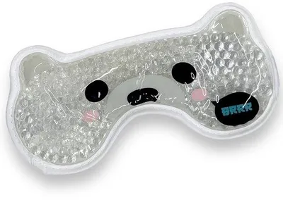 Produktbild von Kühlende Oogmasker für ermüdete Augen mit Plüsch-Unterseite
