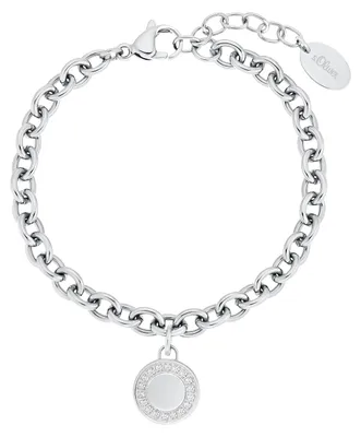 Image de s.Oliver Bracelet pour femme en acier inoxydable avec zirconium