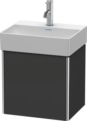 Image de Duravit XSquare Meuble sous-lavabo suspendu, 1 porte butée gauche, 434x397x340mm, XS4060L8080