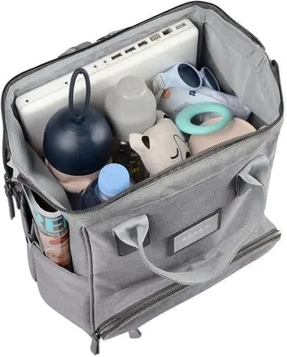Obrázok produktu pre Beaba Wellington bag / prebaľovací unisex batoh - strakatý šedý, vodoodpudivý