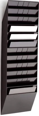 Produktbild von DURABLE Prospektspender FLEXIBOXX 12 A4 quer 12 St., schwarz