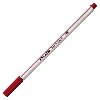 Produktbild von Premium-Filzstift mit Pinselspitze für variable Strichstärken - STABILO Pen 68 brush - Einzelstift - purpur
