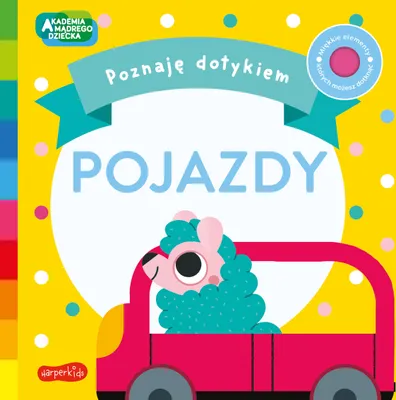 Image de ISBN Pojazdy Akademia Mądrego Dziecka Poznaję dotykiem, Polski, Twarda okładka, 12 stron(y)