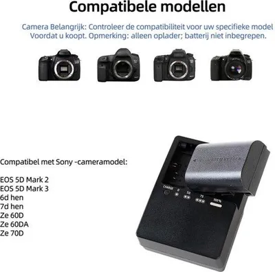 Productafbeelding van Snellader voor Cameraaccu 8.4V 1.2A