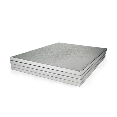 Produktbild von Miss Bakery’s House Cake Drum - 12 mm dick - 30x30 cm - Silber - 5 Stück