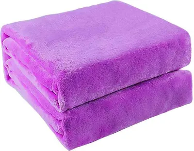 Produktbild von Howarmer Lila flauschige Bettdecke, Queen-Size-Größe, weiche Flanell-Fleecedecken, leichte, warme Bettüberwürfe für alle Jahreszeiten, 228,6 x 228,6 cm