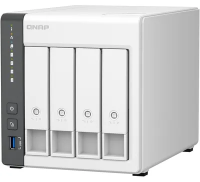Productafbeelding van NAS netwerkopslag - Schijfloos - 4 bay - 4 GB Ddr4 RAM - 2.5GbE
