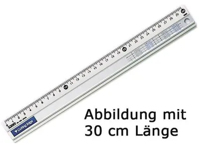 Produktbild von Schneidelineal Aluminium 30 cm