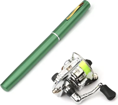 Produktbild von Taschenklappbare Angelrute Combo Mini Pen Angelruten Kit Teleskop Angelrute Spinnrolle Combo Kit