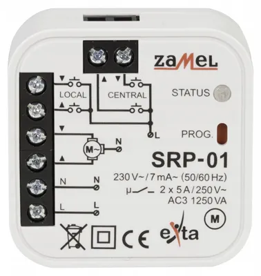 Produktbild von Zamel SRP-01 Unterputz Rollladensteuerung Kabelgebunden