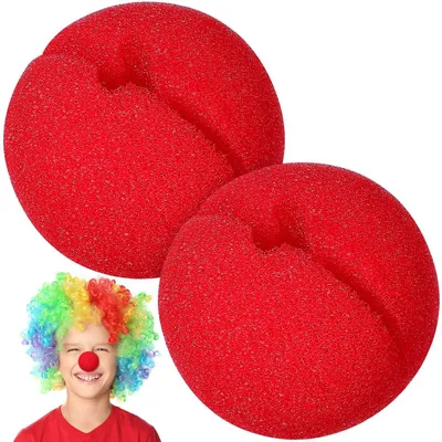 Productafbeelding van Clownneus - Schuim - Rood - Eenheidsmaat - Carnaval en kostuumfeest