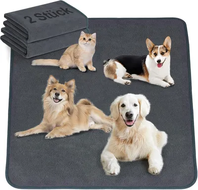 Obrázek produktu pro Podložky na inkontinenci, rozměr 104x104 cm, 2 kusy, omyvatelné, s ochranou proti prosakování, pro psy