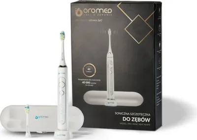 Zdjęcie produktu dla OROMED ORO-SONIC NEXT WHITE biała soniczna szczoteczka do zębów