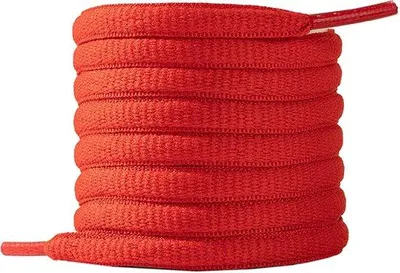 Productafbeelding van The Kicks Don Ovale Veters Rood - 120cm - 6mm