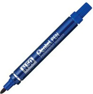 Produktbild von Pentel N 50 permanent marker Tip type Blue 12 pcs