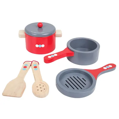Produktbild von Bigjigs Kochgeschirr-Set aus Holz