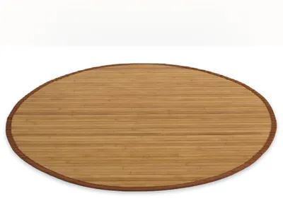 Image de Tapis Bambou 200 cm sur en brun