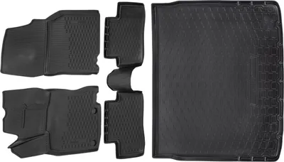 Image de 3D Tapis en caoutchouc pour Renault Kadjar depuis 2015 et bac de coffre NORM